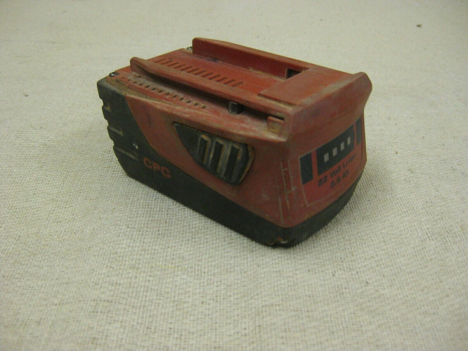 HILTI LI-ION 22V BATTERY 2.6AH B22 USED
