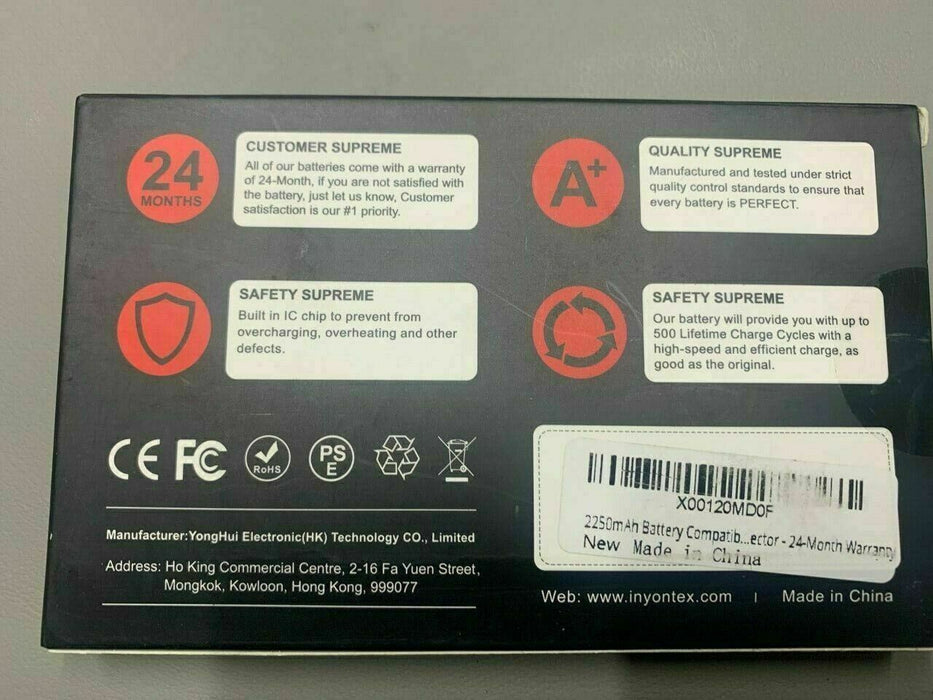 GENUINE ORIGINAL YONTEX REPLACEMENT BATTERY FOR APPLE iPHONE 6 with tools