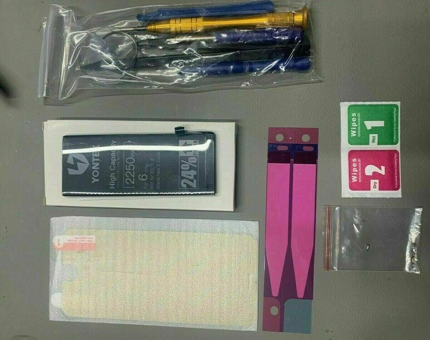 GENUINE ORIGINAL YONTEX REPLACEMENT BATTERY FOR APPLE iPHONE 6 with tools