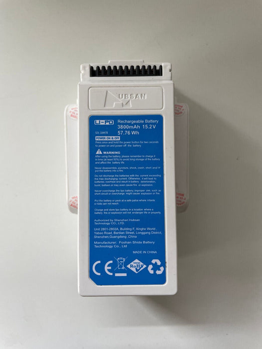Genuine 4s Rechargeable Battery 3800mAH 15.2v 57.76Wh of Hubsan Zino 2 Drone New
