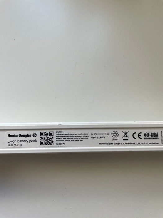 New Genuine HunterDouglas Li-ion battery pack 17.0371.0155 14.8v 2.2ah