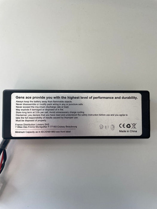 GENS ACE BATTERY LIPO 2S 7.4V-5500-50C(DEANS) 139X47X25MM 245G