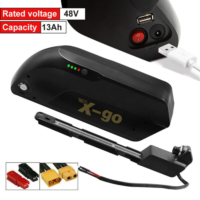 X-Go 48V 13Ah Lithium E-Bike Battery For 1000W Electric Bicycle
