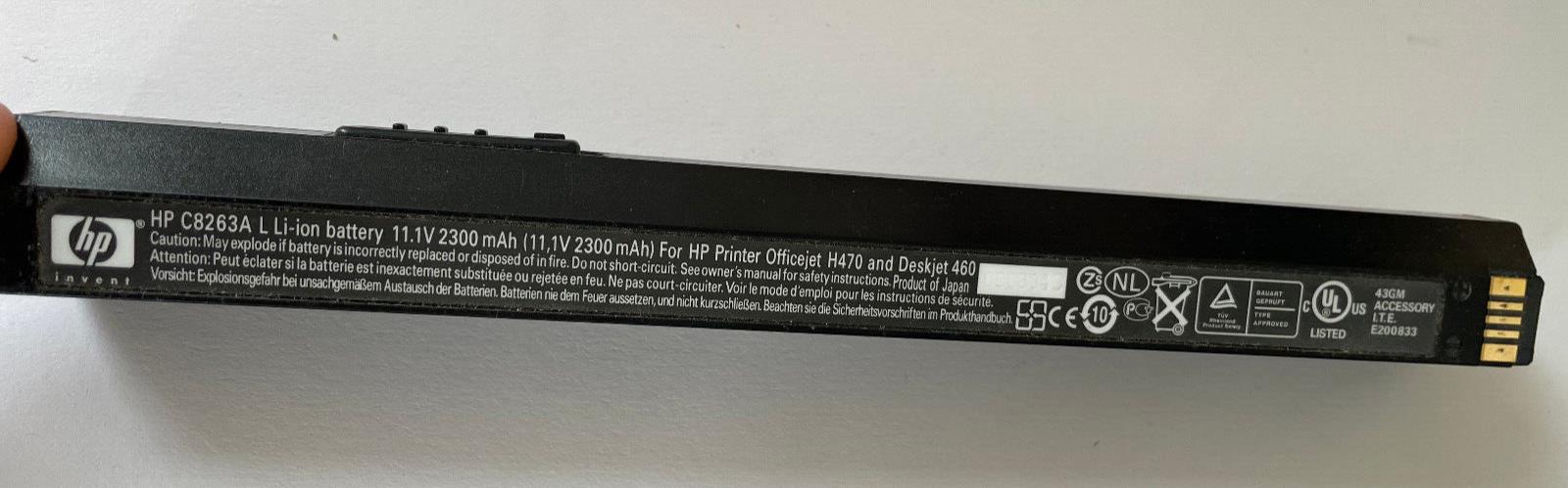 HP C8263A Li-Ion Battery 11.1V 2300mAh for HP Officejet 470 & Deskjet 460