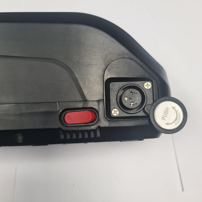 HL Down Tube Type 48v 17.5ah Lithium E-Bike Battery Used charger not included