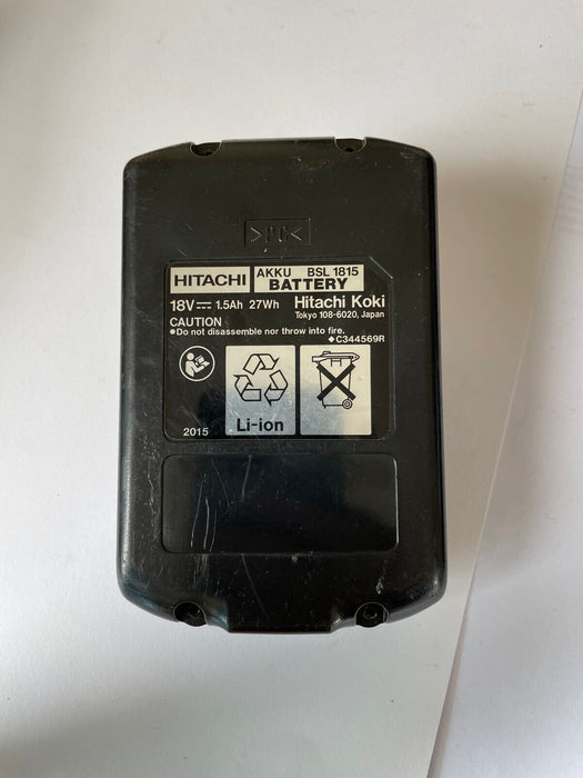 Hitachi BSL1815 18V 1.5Ah Li-Ion Battery - Used