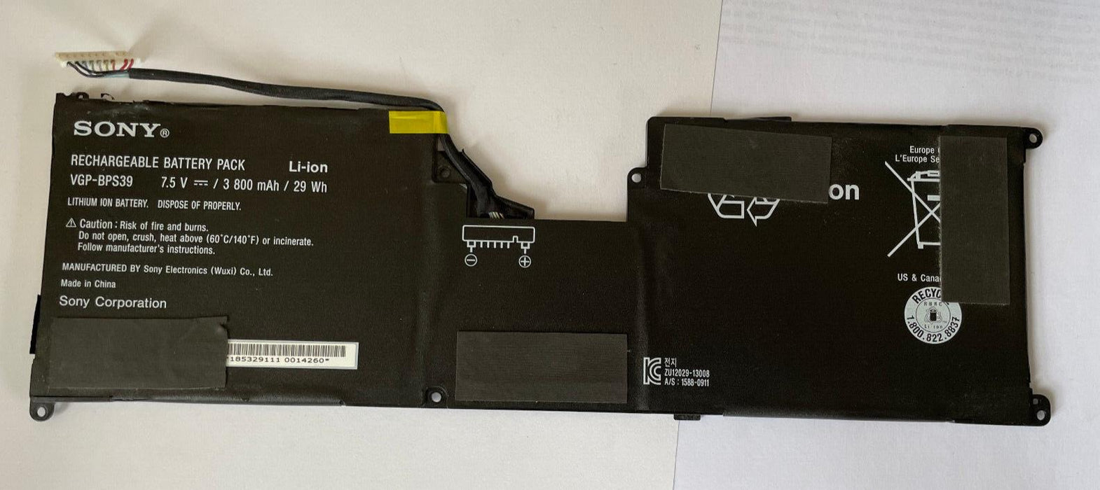 Genuine VGP-BPS39 battery fr Sony Vaio Tap 11 SVT11213CXB SVT11213CGW SVT11224E