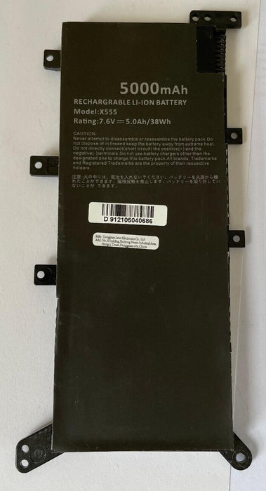 X555 5000mah 7.6v 38Wh Laptop Battery for ASUS X555L X555LA X555LD X555LN X555MA