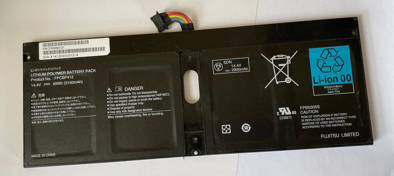 Fujitsu Lifebook U904, FPCBP412, 45Wh, 14.4V, Battery Pack