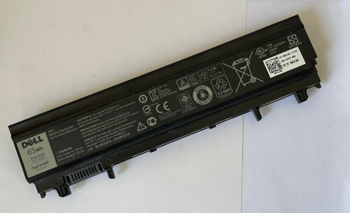 Genuine Dell Latitude 65Wh Laptop Battery VV0NF Used