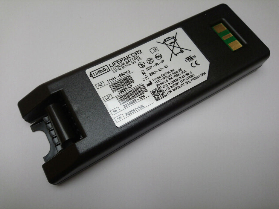 Genuine Physio-Control LIFEPAK CR2 Defibrillator Battery -  Best Before 08/2022