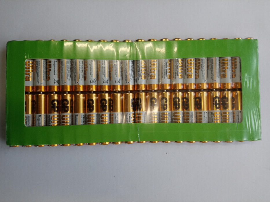 GP Ultra Battery Alkaline Range AAA with Anti Leakage Technology - Pack of 40