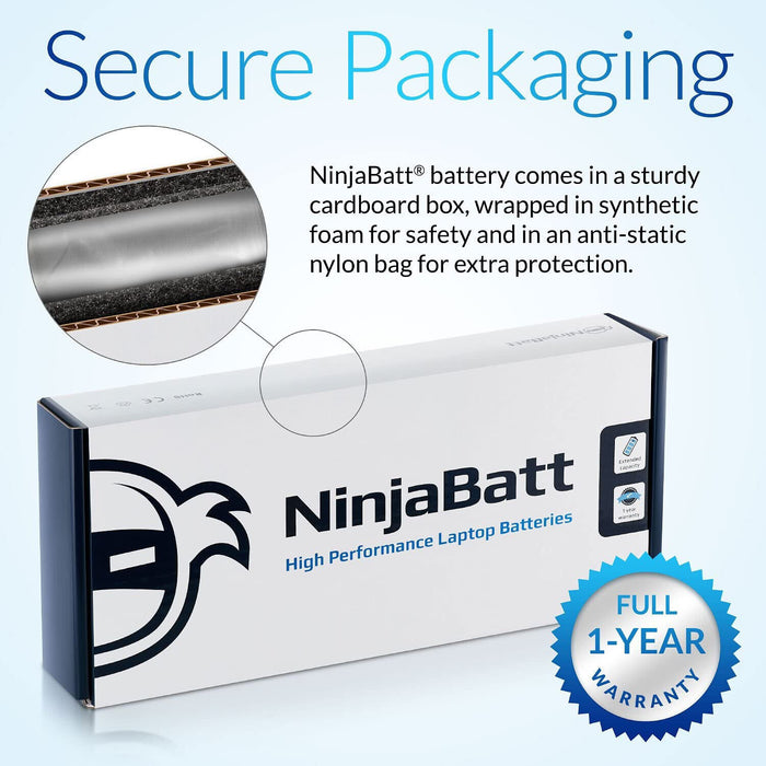 NinjaBatt Battery for Dell E6230 E6320 E6330 E6220 RFJMW K4CP5 E6430S 7FF1K FRR