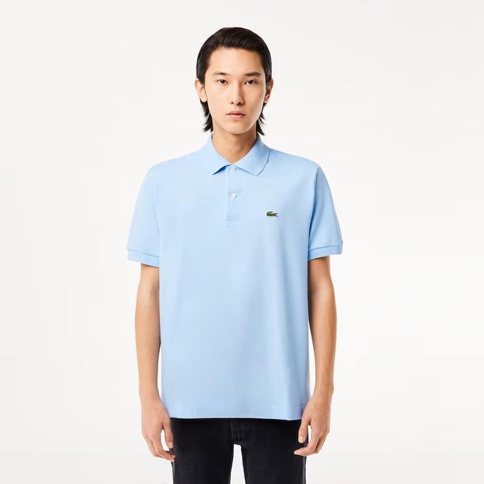Lacoste polo ORIGINAL PETIT PIQUÉ COTTON POLO SHIRT - Light Blue Size L (US)