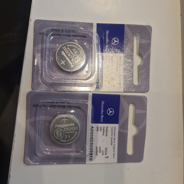 Genuine Mercedes-Benz Key Fob Battery CR2032 pack of 2