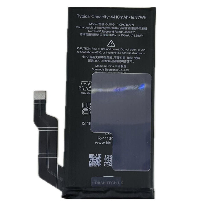 Replacement  Google Pixel 6A Battery GLU7G- 4410 mAh