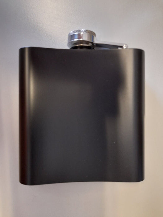 Monogrammed 'HL'  6oz Hip Flask Ideal For Best Man, Groomsman, Usher