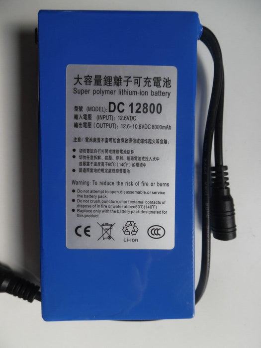 New DC Rechargeable -ion Batteries Portable Battery Pack No Charger