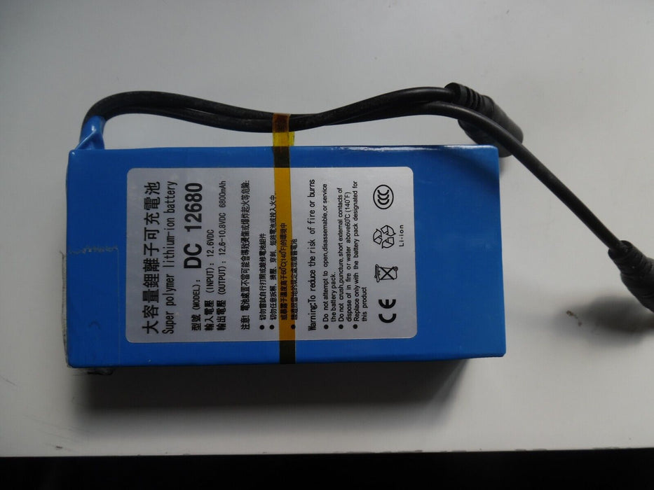 New DC Rechargeable -ion Batteries Portable Battery Pack