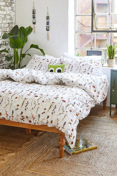 Urban Outfitters Home Pressed Flower Duvet Set Double
