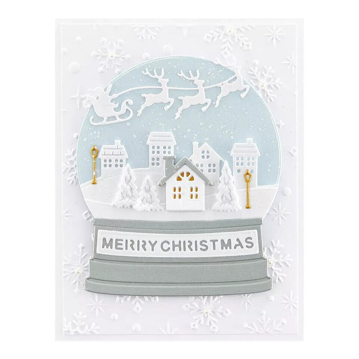 Spellbinders Etched Dies By Simon Hurley-Simon's Snow Globe
