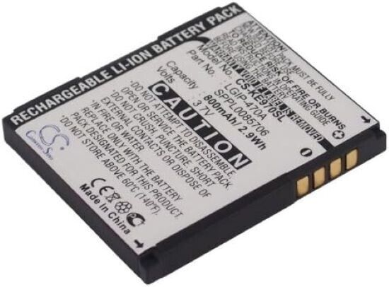 CS-KE970SL Battery 800mAh compatible with [LG] GD330, KE70, KE970, KE970U, KF600