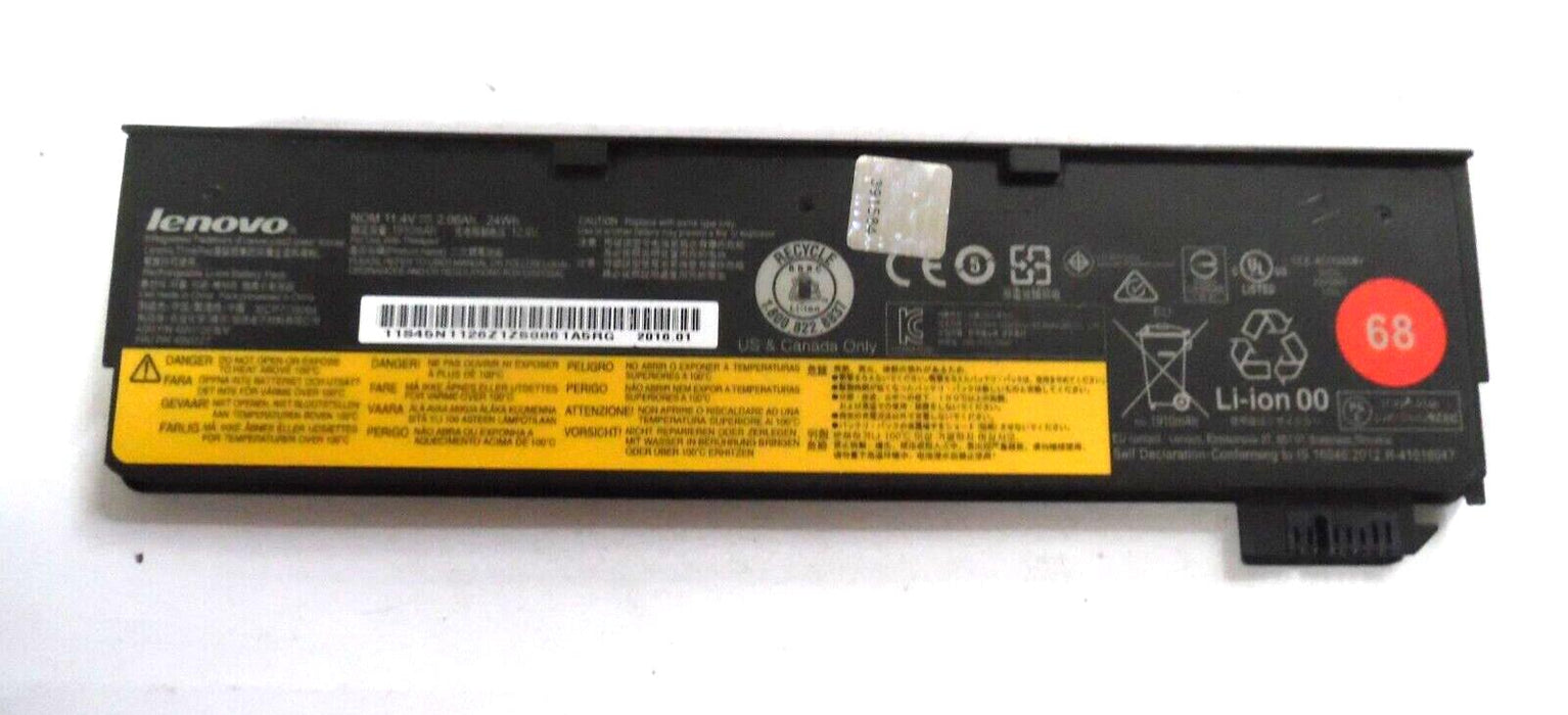 Genuine Lenovo ThinkPad Battery 68 (3 cell) 23.5Wh 45N1127