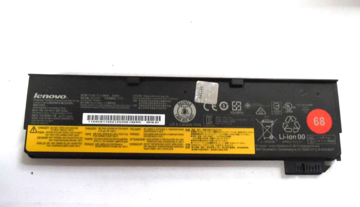 Genuine Lenovo ThinkPad Battery 68 (3 cell) 23.5Wh 45N1127