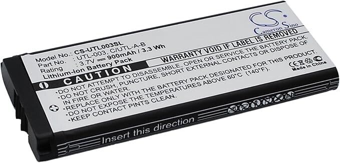 CS-UTL003SL Battery 900mAh compatible with [Nintendo] for DS XL, for DSi LL, for
