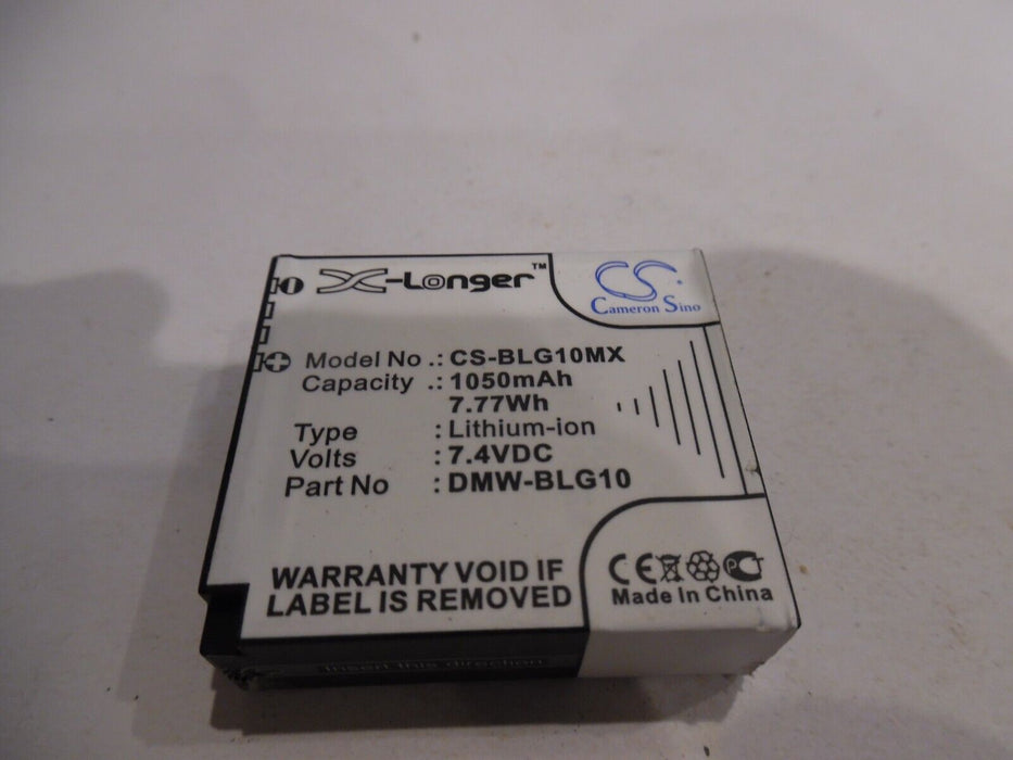 CS-BLG10MX Battery 1050mAh compatible with [Leica] D-Lux Type 109