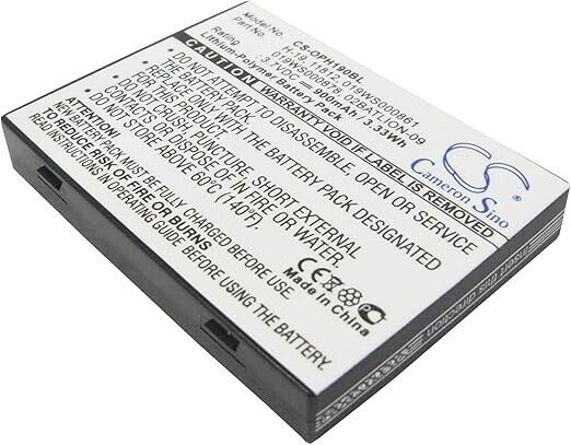 CS-OPH190BL Battery 900mAh compatible with [Opticon] H-16