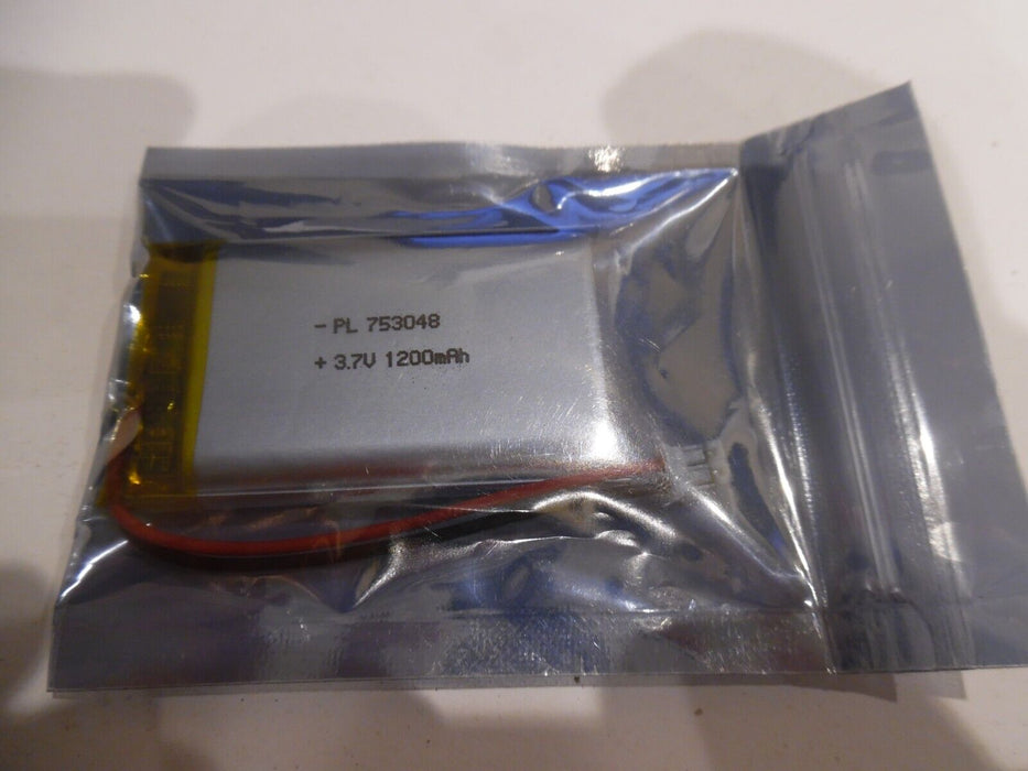 3.7V 1200mAh 753048 Lipo Battery Rechargeable Lithium Polymer Ion Battery Pack