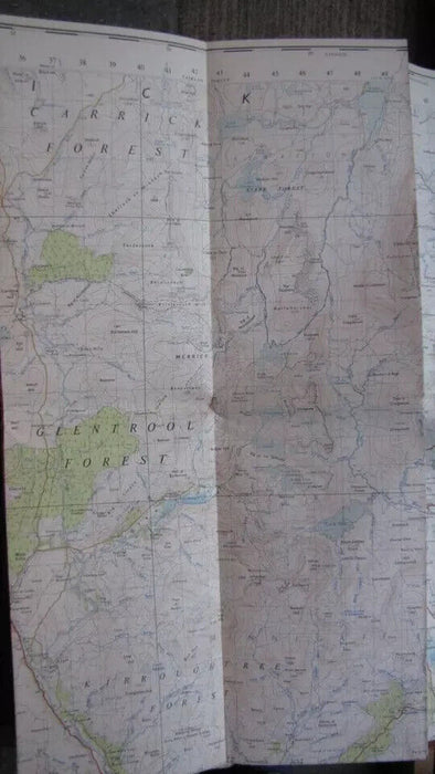 Ordnance Survey Map Of New Galloway 1955. Sheet 73