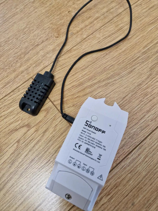 Sonoff TH16 with Temperature & Humidity Monitoring WiFi Smart Switch - Tasmota