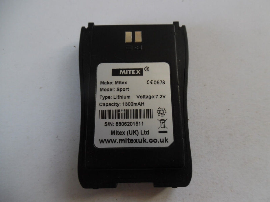 mitex sport battery 1300mAh 7.2v