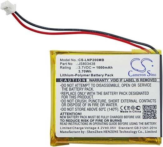 CS-LNP200MB Battery 1000mAh compatible with [Luvion] Platinum 2