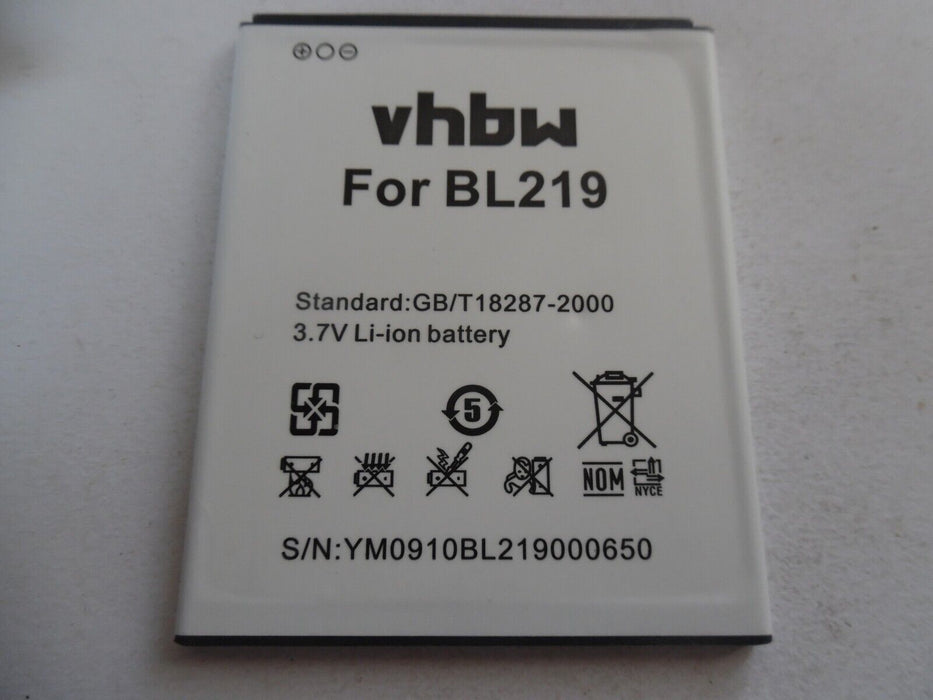 Li-ion Battery for Lenovo A916 A916 5.5-inch 3.7V 1900mAh