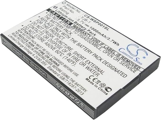 CS-WSP001SL Battery 1000mAh compatible with [Binatone] B200, BB200, Big Button 1