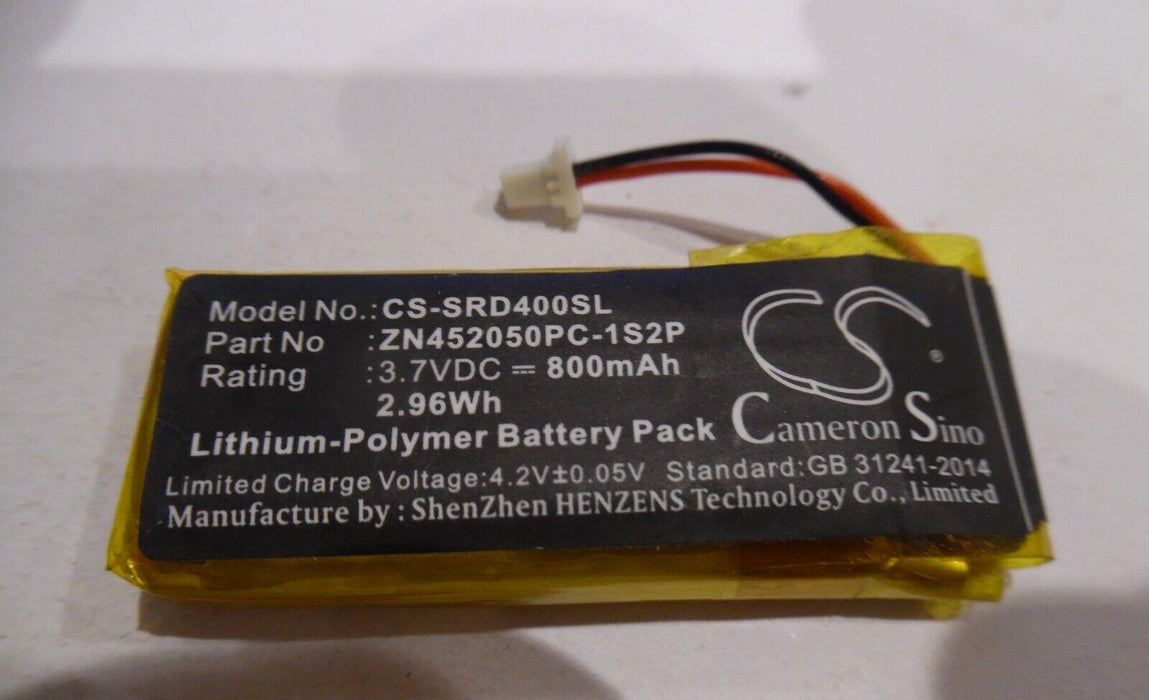 CS-SRD400SL Battery 800mAh compatible with [Schuberth] C3, C3 Pro, compatible wi