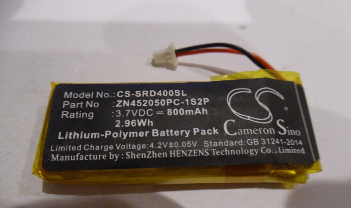 CS-SRD400SL Battery 800mAh compatible with [Schuberth] C3, C3 Pro, compatible wi