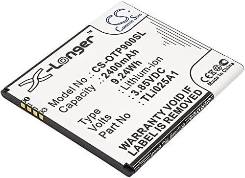 CS-OTP900SL Battery 2400mAh compatible with [Alcatel] One Touch Pixi 4 6.0 LTE,