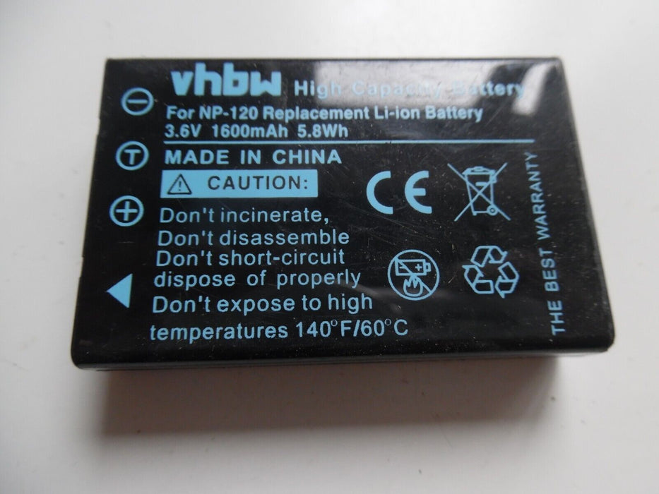 Digital Camera Battery NP-120 NP120 for Fuji Finepix M603 Zoom F11