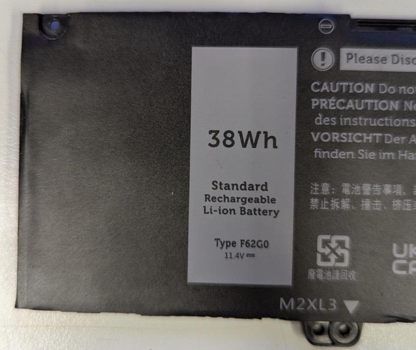 F62G0 Laptop Battery Replacement for Dell Inspiron 13 5370 7370 7373 7380
