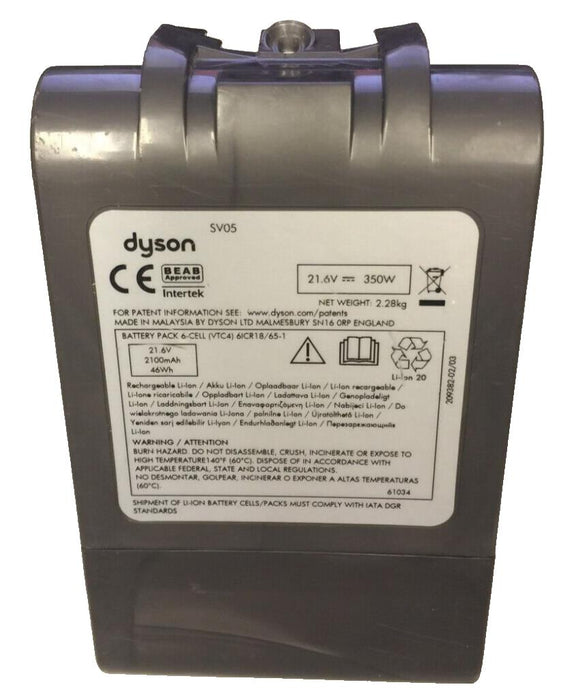 Genuine Dyson SV05 V6 Handheld Vacuum Cleaner Battery TESTED
