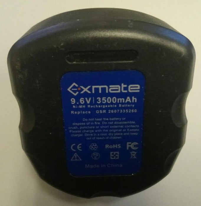 Exmate 9.6V 3500mAh Ni-MH Battery for Bosch PSR 960