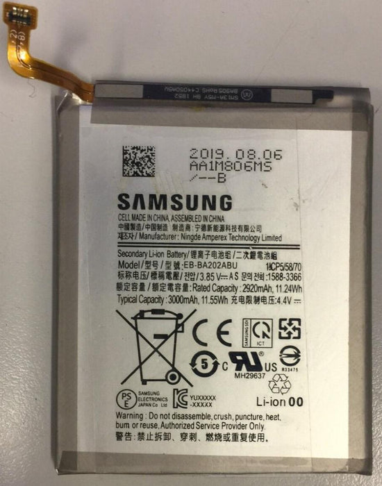 Genuine Samsung A20e A20 A10e A102 SM-A202F DS A202F Battery EB-BA202ABU 3000mAh
