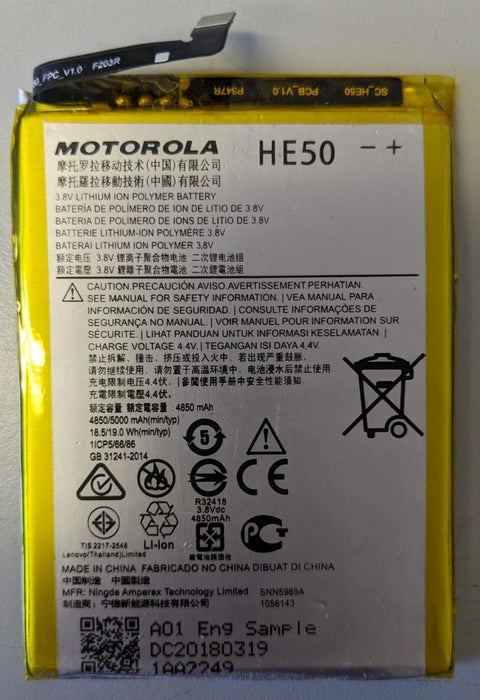 Motorola HE50 Battery For Moto E4 Plus E5 Plus XT1774 XT1775 XT1770 4850mAh USED