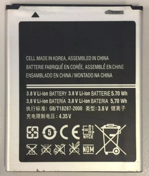 For Samsung Galaxy S3 Mini GT-I8190 Battery EB-425161LU EB-L1M7FLU 3 Pin 1500mAh