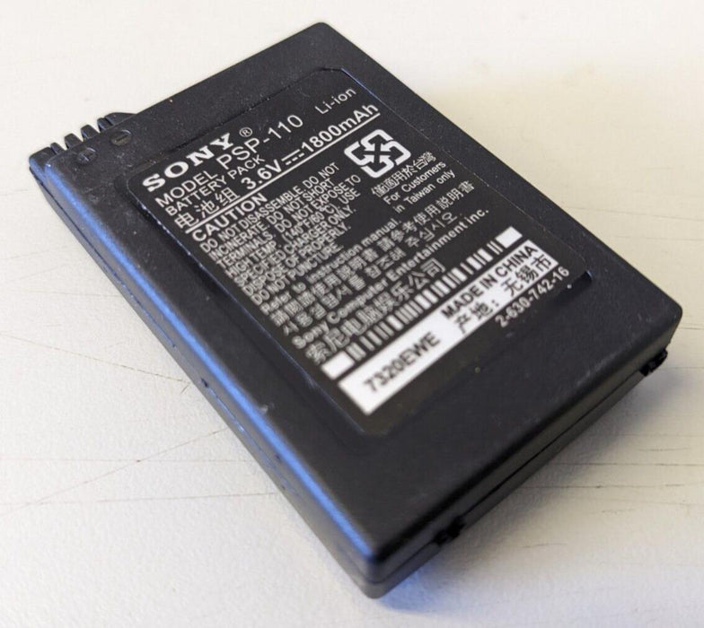 Original Sony Battery for Playstation PSP 3.6v, 1800 mAh PSP-110