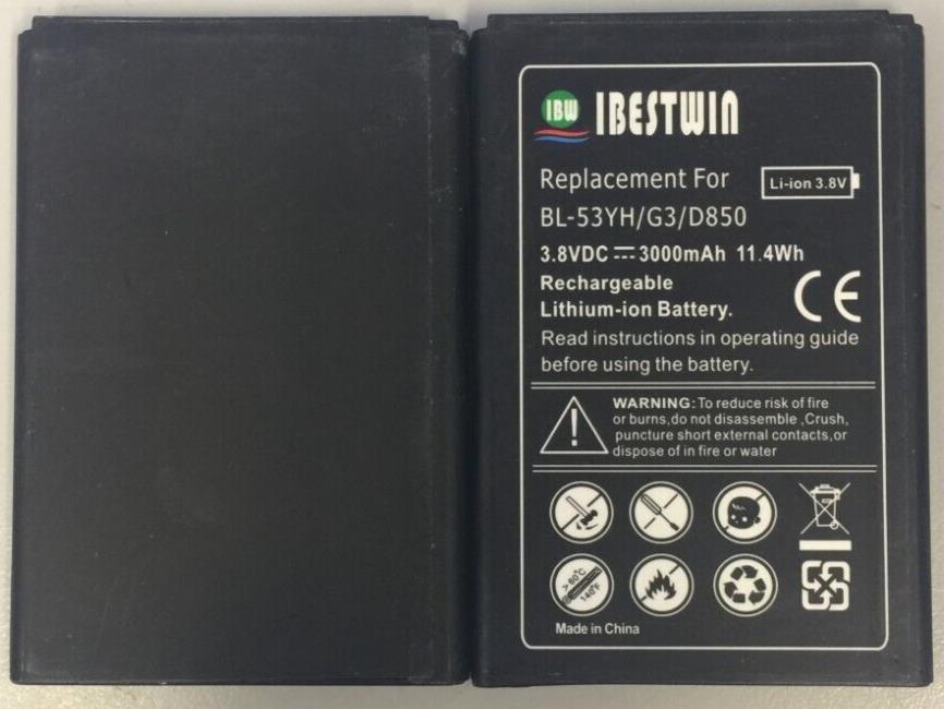 BL-53YH New Replacement Battery For LG G3 D850 D855 D830